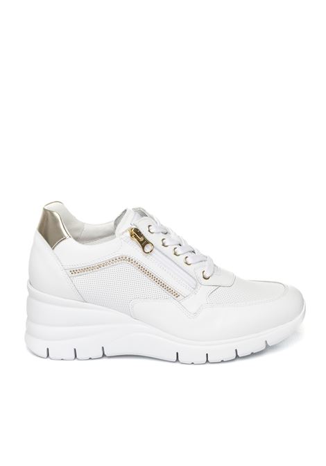Sneaker zeppa bianco NERO GIARDINI | E512944DSKIPPER-BIA